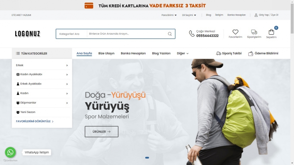 E-Ticaret Teması
